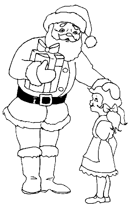 Święty Mikołaj kolorowanki